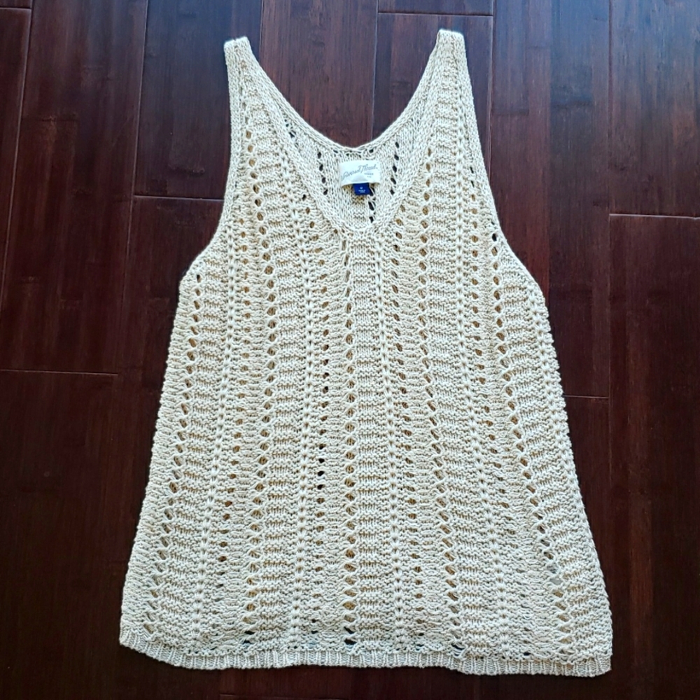 Universal Thread Crochet Sleeveless Top